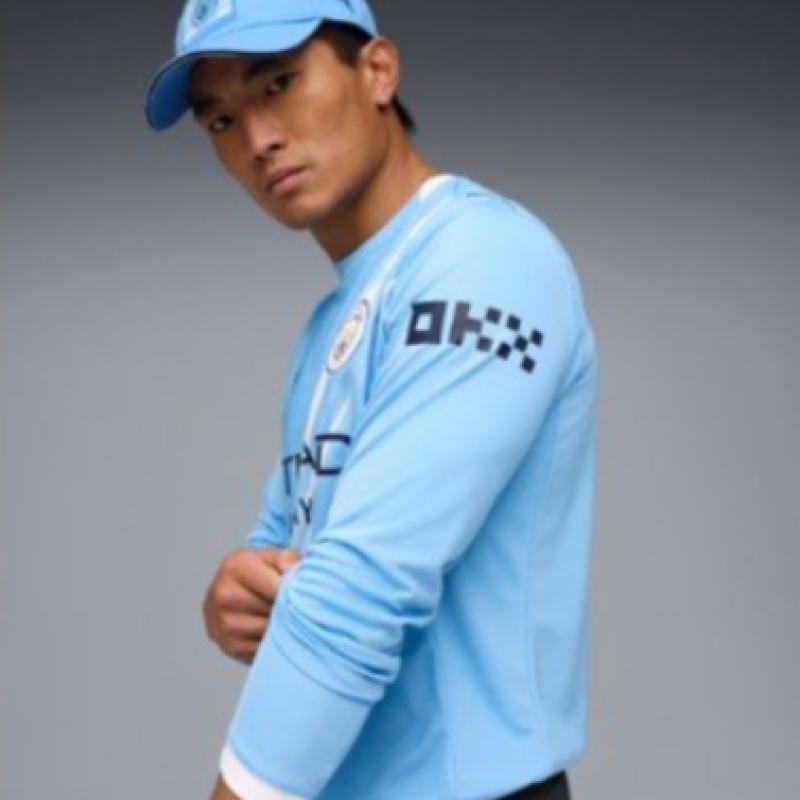 Puma Mcfc Home Jersey Ls Replica