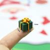 10PCS Ornaments Simulation Decoration Accessories Miniature Christmas Gift Box Resin Jewelry 1/12 Scale