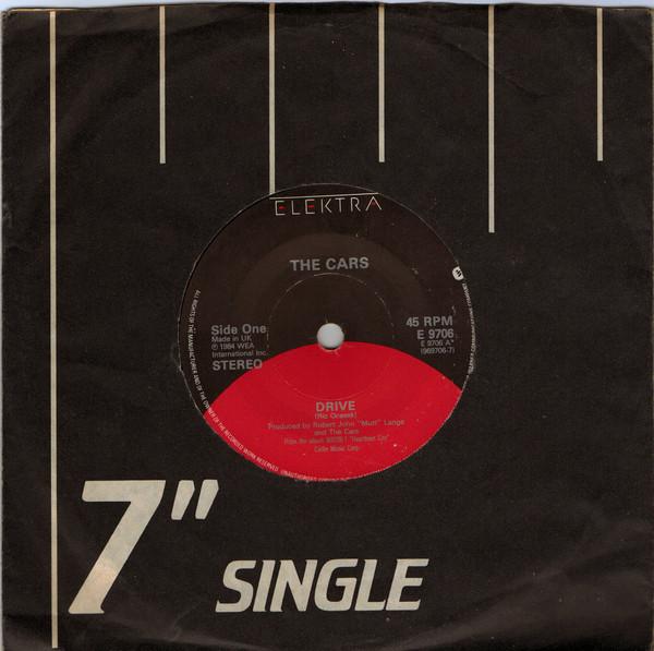 

7inch Record CARS - Drive E9706 Elektra 1984 UK Rock Used