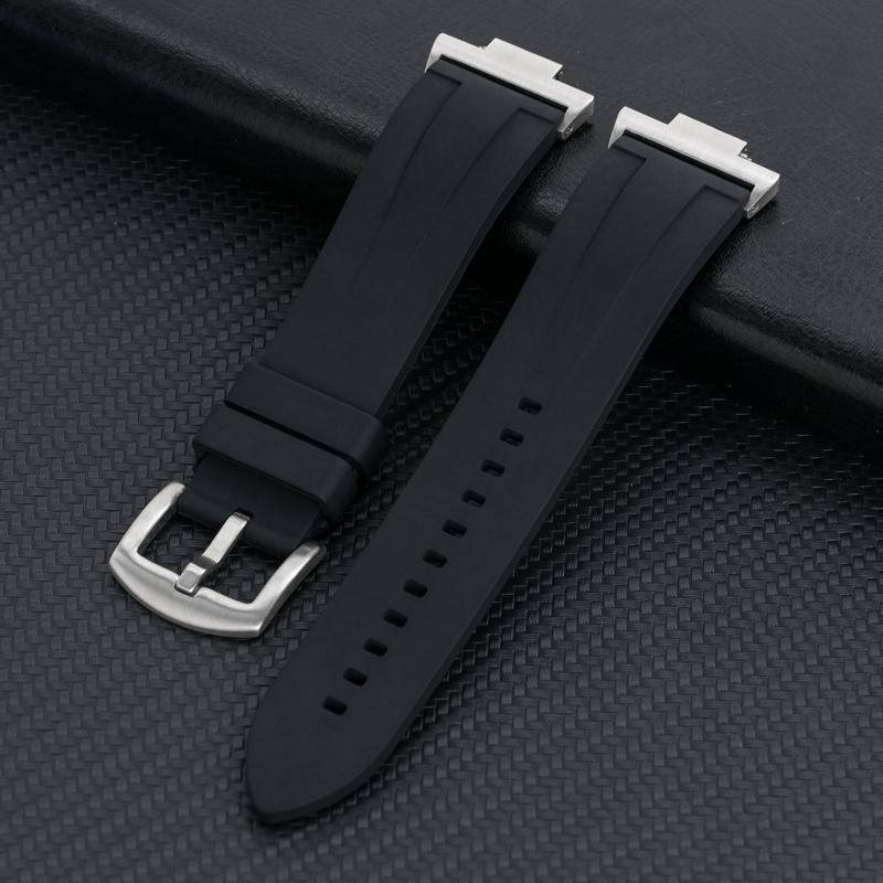 Rubber Strap with Adapter for Tissot PRX Series T137.407/T137.410 Super Player 40mm New FKM Quick Release Watch Band 12mm