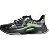 Li Ning Childrens Night Elf 5 Comfortable Fashion Shock Absorption Low Top Casual Shoes Kids Casual Shoes Black Green YKCV138-1