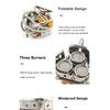 Widesea Camping Tourist Burner Big Power Gas Stove Cookware Portable Furnace Picnic Barbecue Tourism Supplies Outdoor Recreation