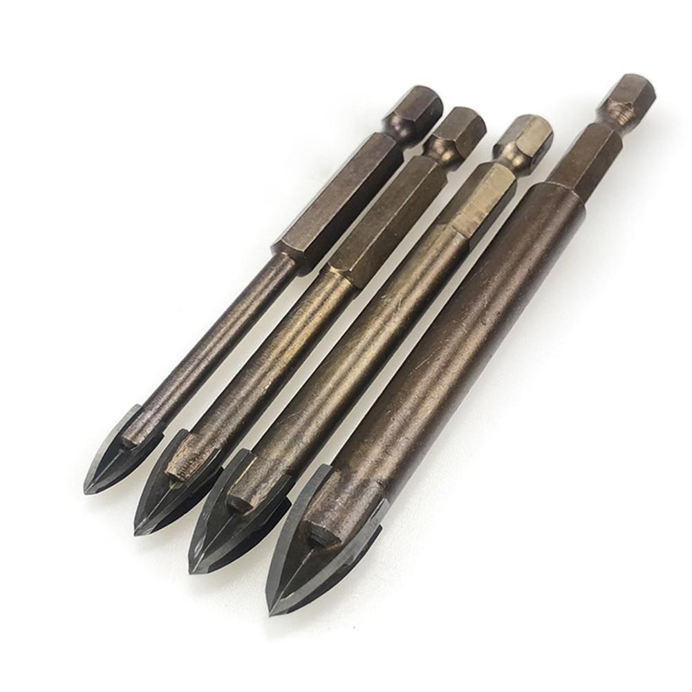 For Stone Drill Bits For Tile With 4 Cutting Edge 4pcs Set