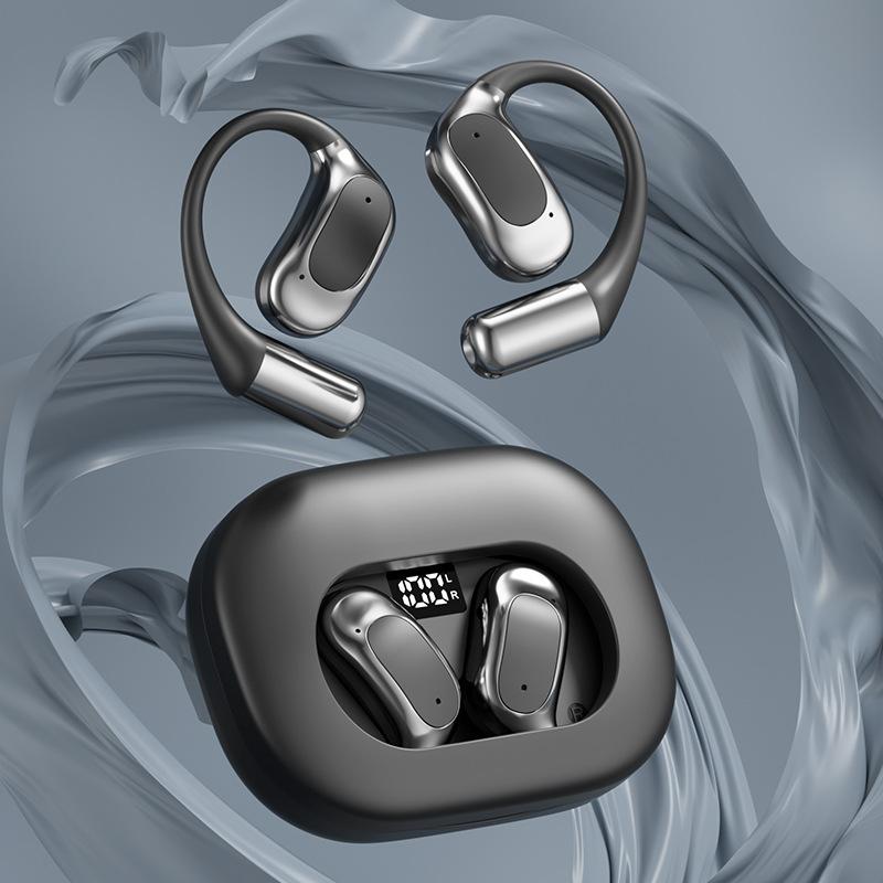 TWS Wireless Earbuds Sport Hook Earphones HiFi Stereo Deep Bass Long Battery Life Bluetooth Headphones for Running Gym