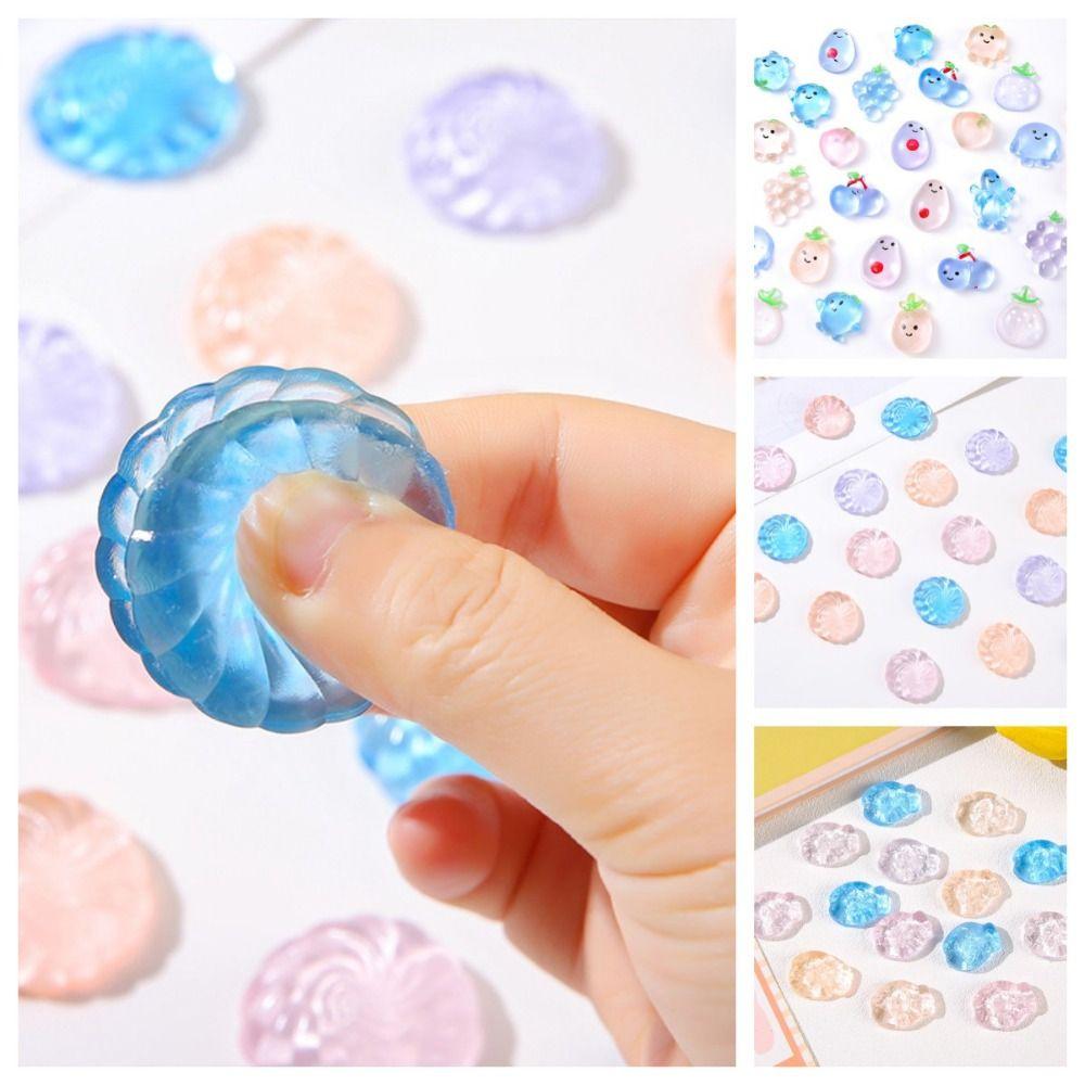 

20 pcs Kneading Cartoon Fidget Toy Slow Rebound Fruit Pinch Toy Funny Snapper Squeeze Toy Children Style A