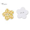 100 Pcs Lovely Wooden Buttons DIY Sewing Scrapbooking Flower Dots Mixed 15 X 2mm