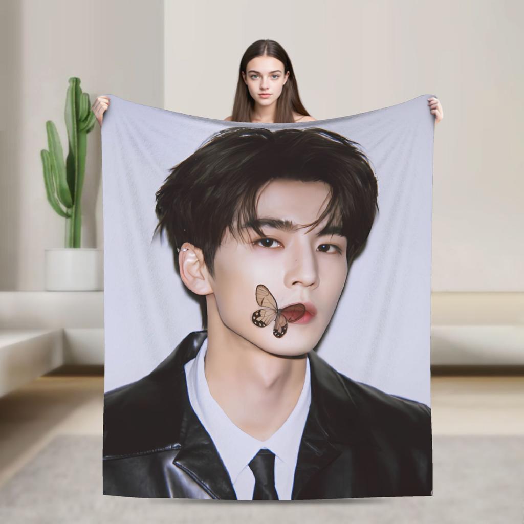 Zhang Linghe Flannel Blanket Warm Soft Throw Blanket for Couch Bed Picnic Fashion Bedspread Sofa Bed Cover