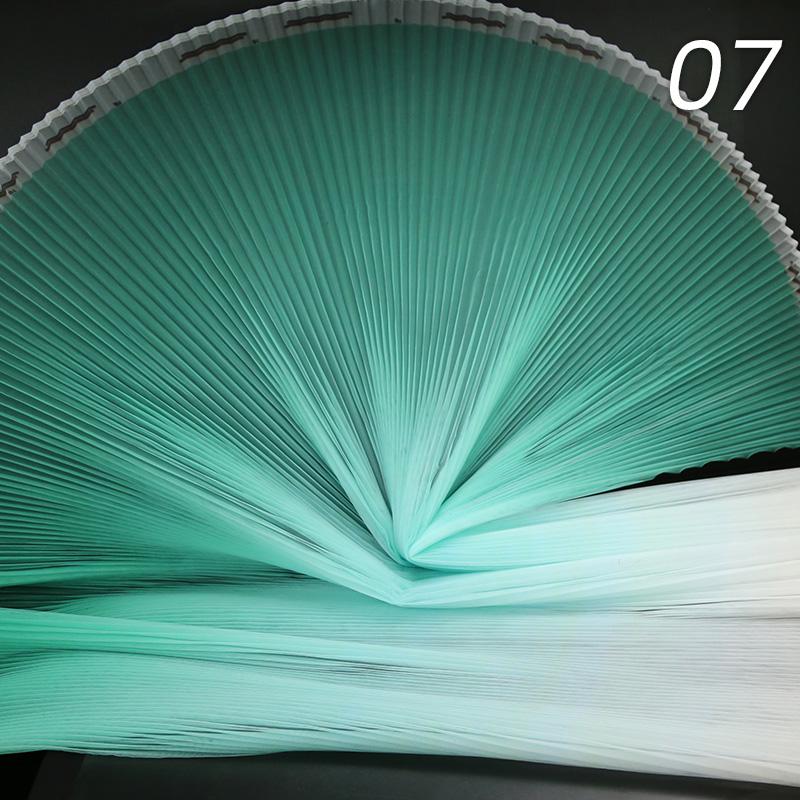 Stiff Accordion Pleated Mesh Tulle Fabric Gradient Pleated Designer Fabric For DIY Sewing Bubble Skirts Fashion Dress Background