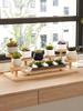 Wooden Display Stand Wood Cupcake Stands for Display Craft Funko Action Figures,Table Display Stand for Vendors Wood Riser