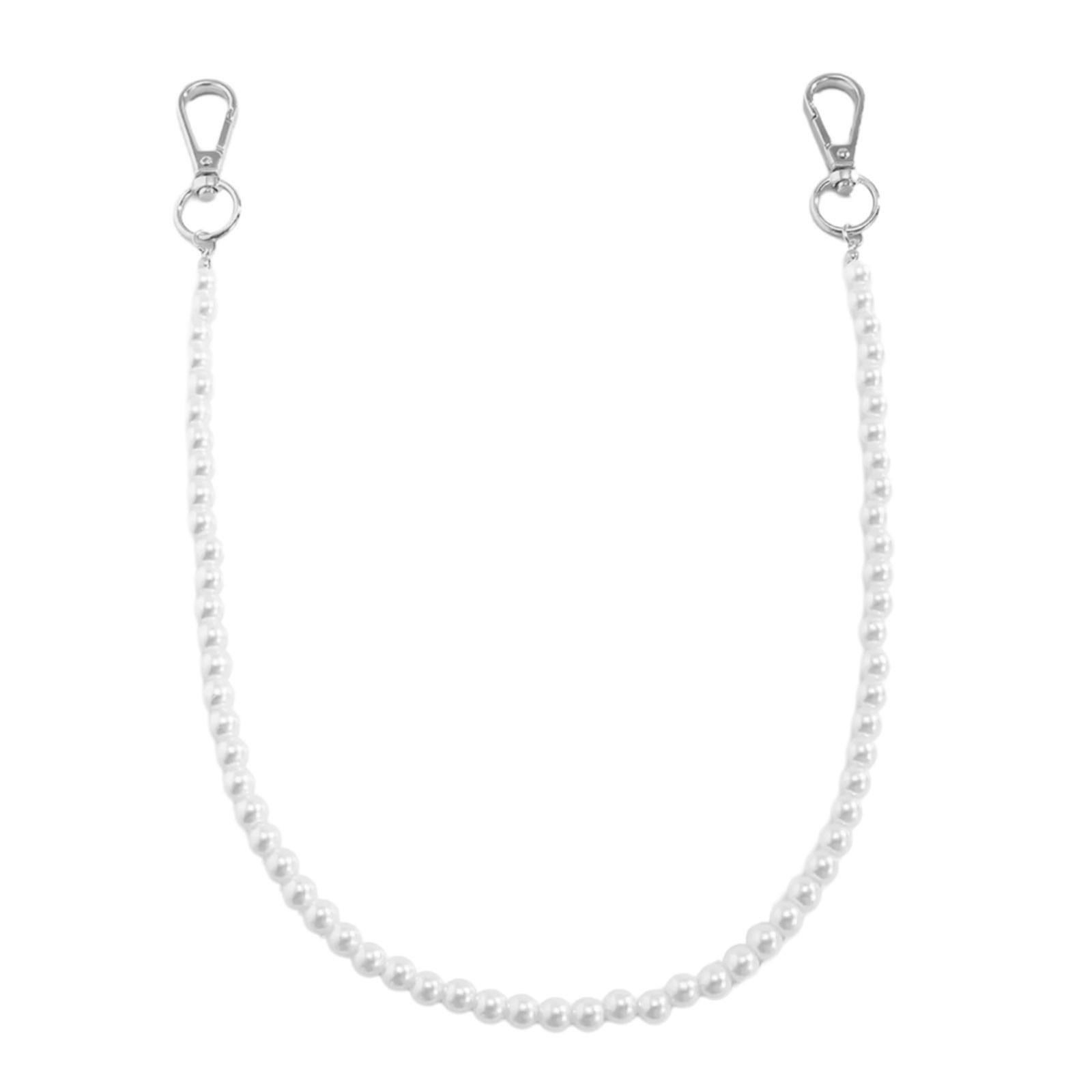 

Стильная поясная цепочка с имитацией жемчуга. Цепочка для брюк. Модные украшения. Добавьте нотку моды в свой женский наряд. 2