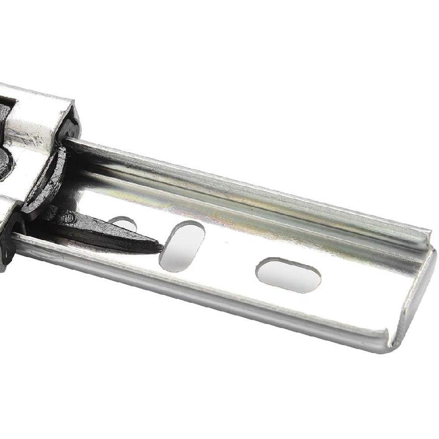 2pcs 5in Metal Drawer Slides 3 Section Ball Bearing Telescopic Drawer Slides Side Mount Full Extension Cabinets Closets Runners Slider Rail