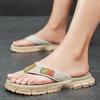 Ciabatte infradito estive antiscivolo per guida, sandali, scarpe casual da esterno per la spiaggia, pantofole da infilare da uomo con suola morbida