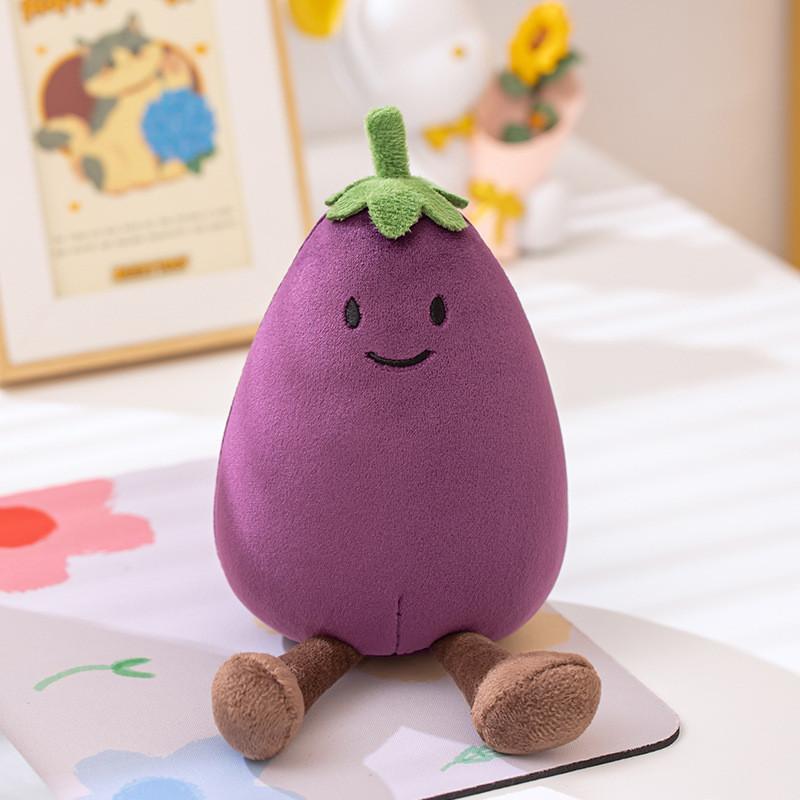 Fruits Vegetables Cartoon Plush Toy Stuffed Doll For Childrens Room Decoration