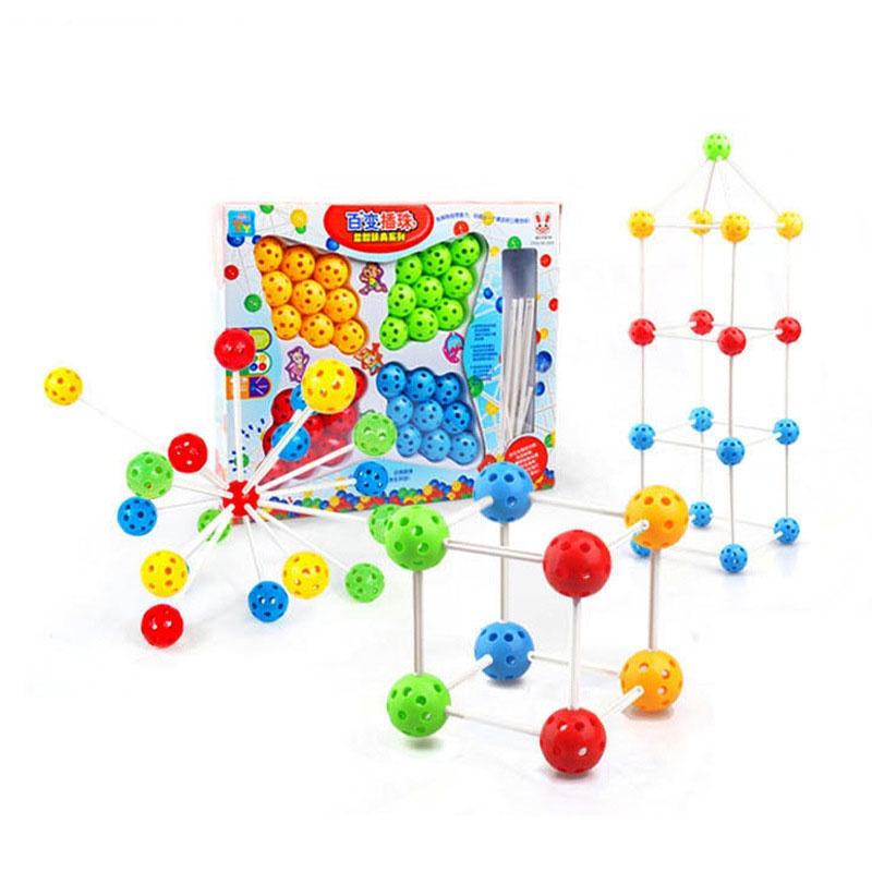 Colorful Plastic Puzzle Blocks For Kids Develop Coordination Skills