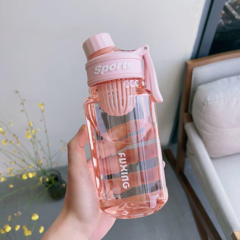 Large Capacity Sports Water Bottle - Plastic Cup for Men, Women & Students - Ideal for Summer, Fitness & Outdoor Activities, Portable & Durable Kettle