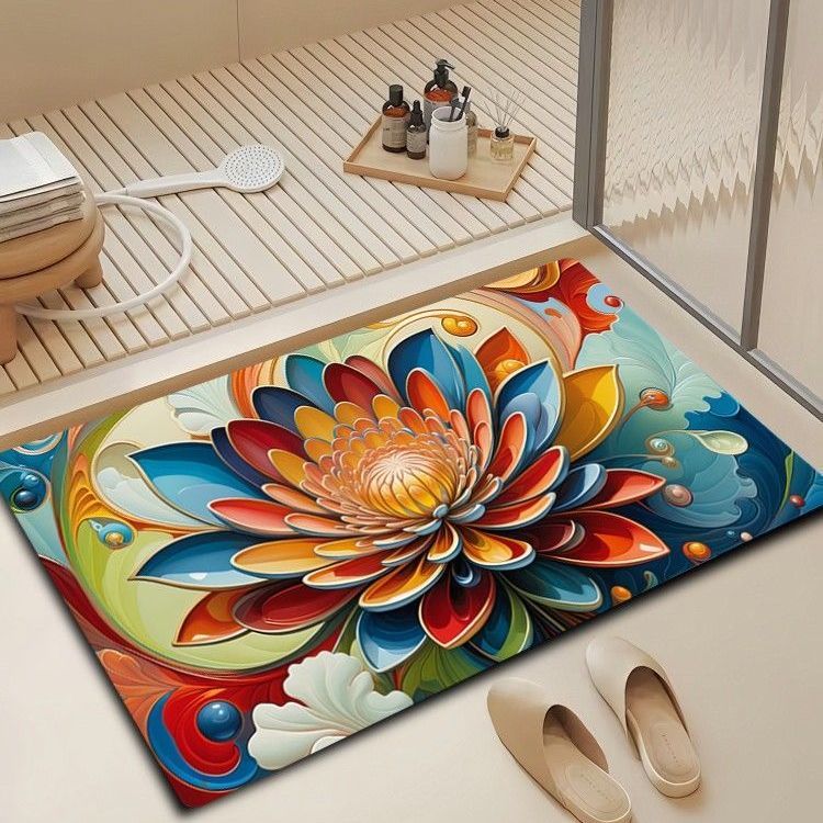 Household items diatom floor mat bathroom toilet toilet door water absorption non-slip non-slip mat foot mat new porch