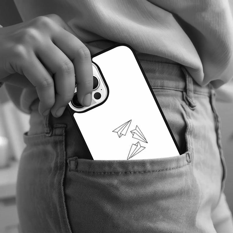 Travel the world of air plane paper Phone Case For iPhone 17 Air 15 16e 14 13 Pro Max Coque 12 11 Pro Max PLUS cover