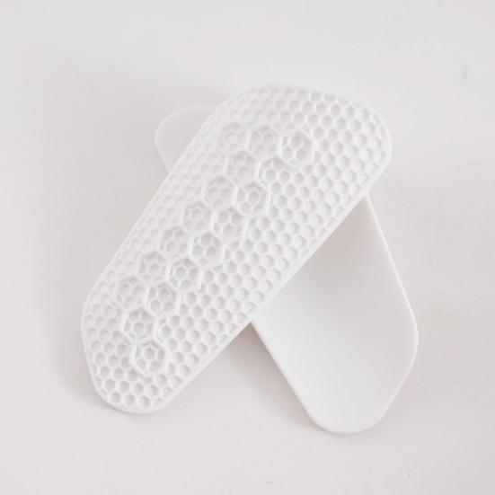 Flexible Soft Shin Guards Honeycomb Soccer Shin Pads Shock Absorption Silicone Protective Leg Guard for Football Soccer