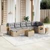VidaXL Garden Lounge Set with Cushions 8 Pcs, Patio Sofas, Patio Furniture Set, Outdoor Furniture, Mix 3265539