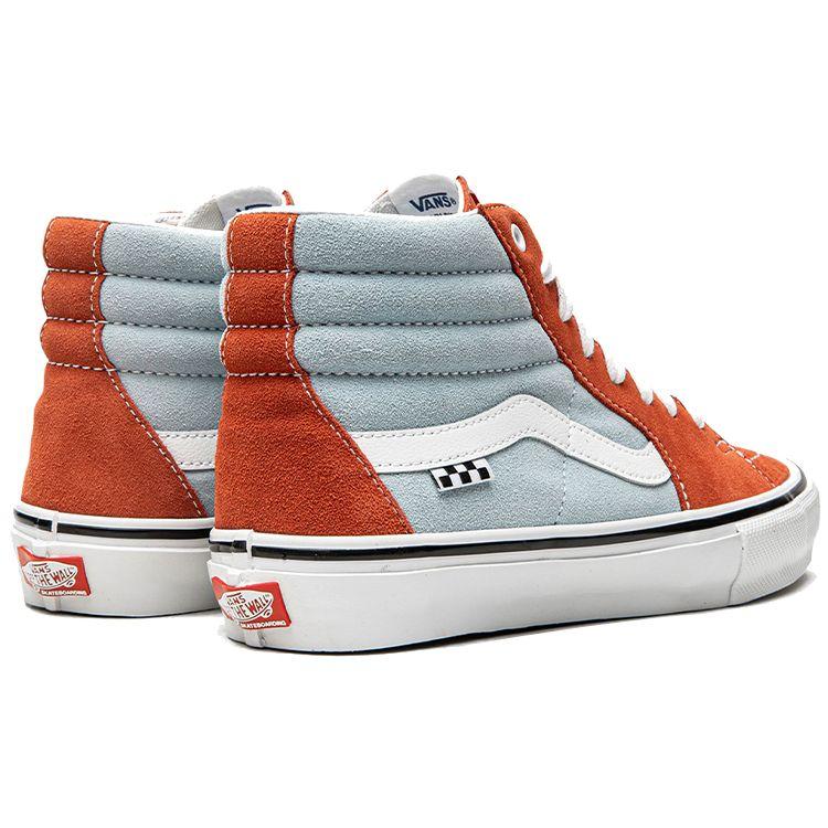 Vans Sk8 Hi High-Top Skate Shoes Unisex Sneakers Blue Orange VN0A5FCC9CQ