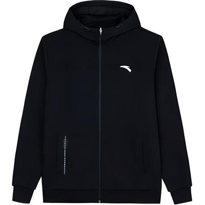 Training Series Solid Color Casual Comfortable Jacket Men Jacket Black 952437702-5