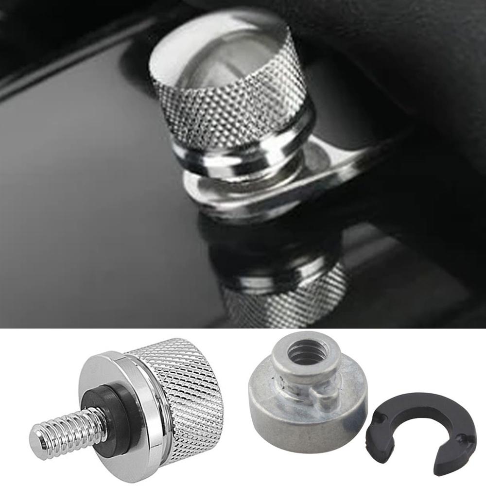 Quick Release Rear Fender Seat Bolt Nut Kit Motorcycle Mount Screw For Harley Sportster XL Softail FL Dyna Street Bob Road Glide