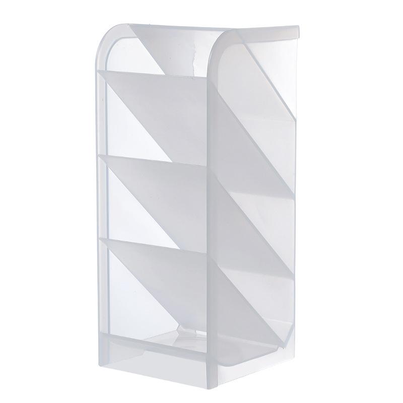 Matte Kawaii Large Capacity Desk Pen Holder Pencil Makeup Storage Box Desktop Organizer Stand Case School Office Stationery