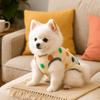 Pet Clothing Warm Dog Hoodie Soft Sleeveless Pet Vest Pocket Design Dots Pattern Dog Coats Winter Season