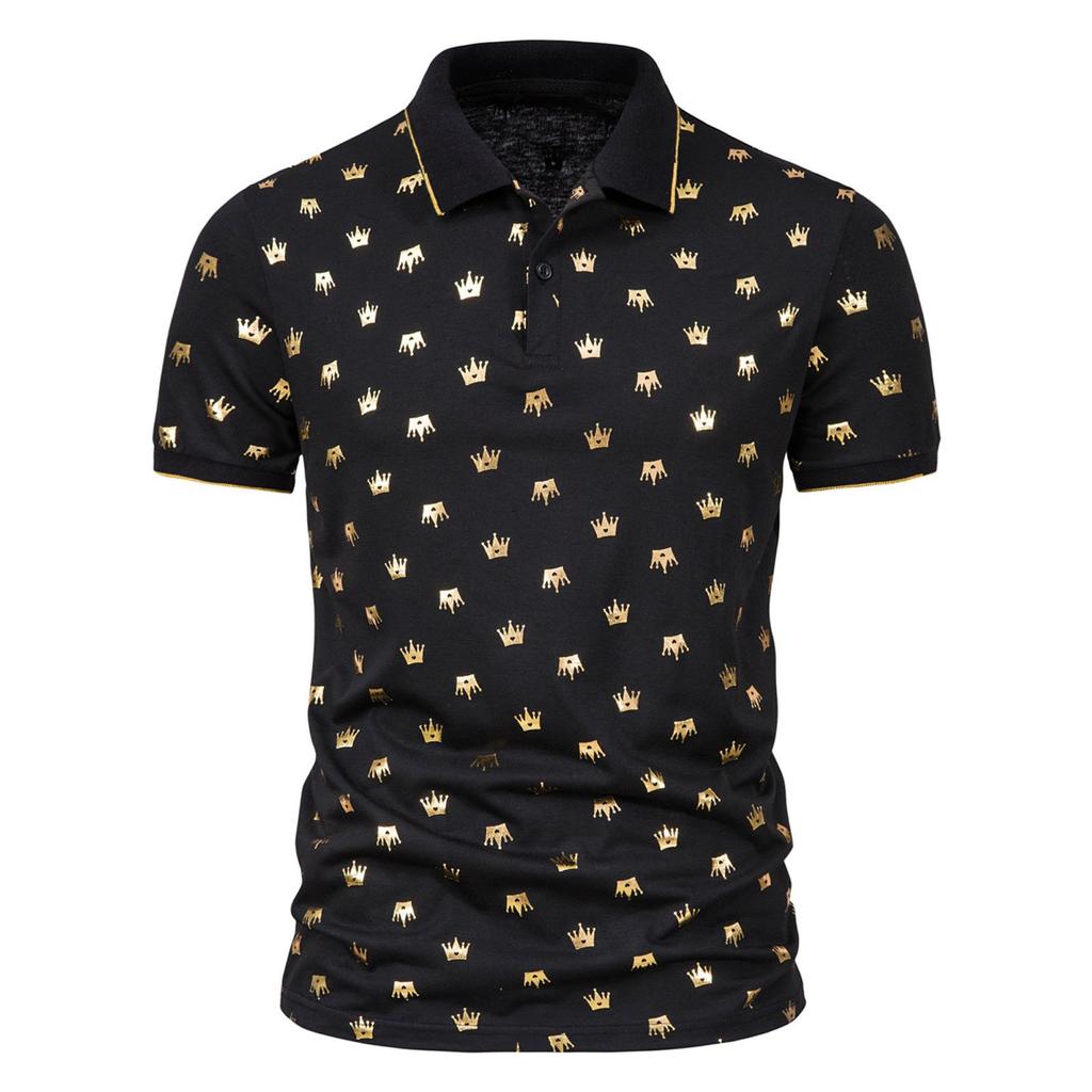 Cămașă cu mâneci scurte, ocazional de vară, la modă pentru bărbați. Bluză cămașă cu rever