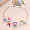Beads Character Bracelet Trendy Cute Cartoon Necklace Jewelry Childishness Jewelry Set  Girls