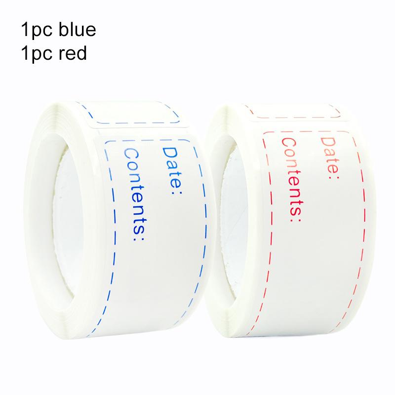 125sheets/roll Container Labels Date Marking Stickers Waterproof Household Suitable for Kitchens Restaurants Easy Clean TMZ