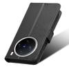 For Vivo X200 5G Case PU Leather Diamond Texture Wallet Phone Cover