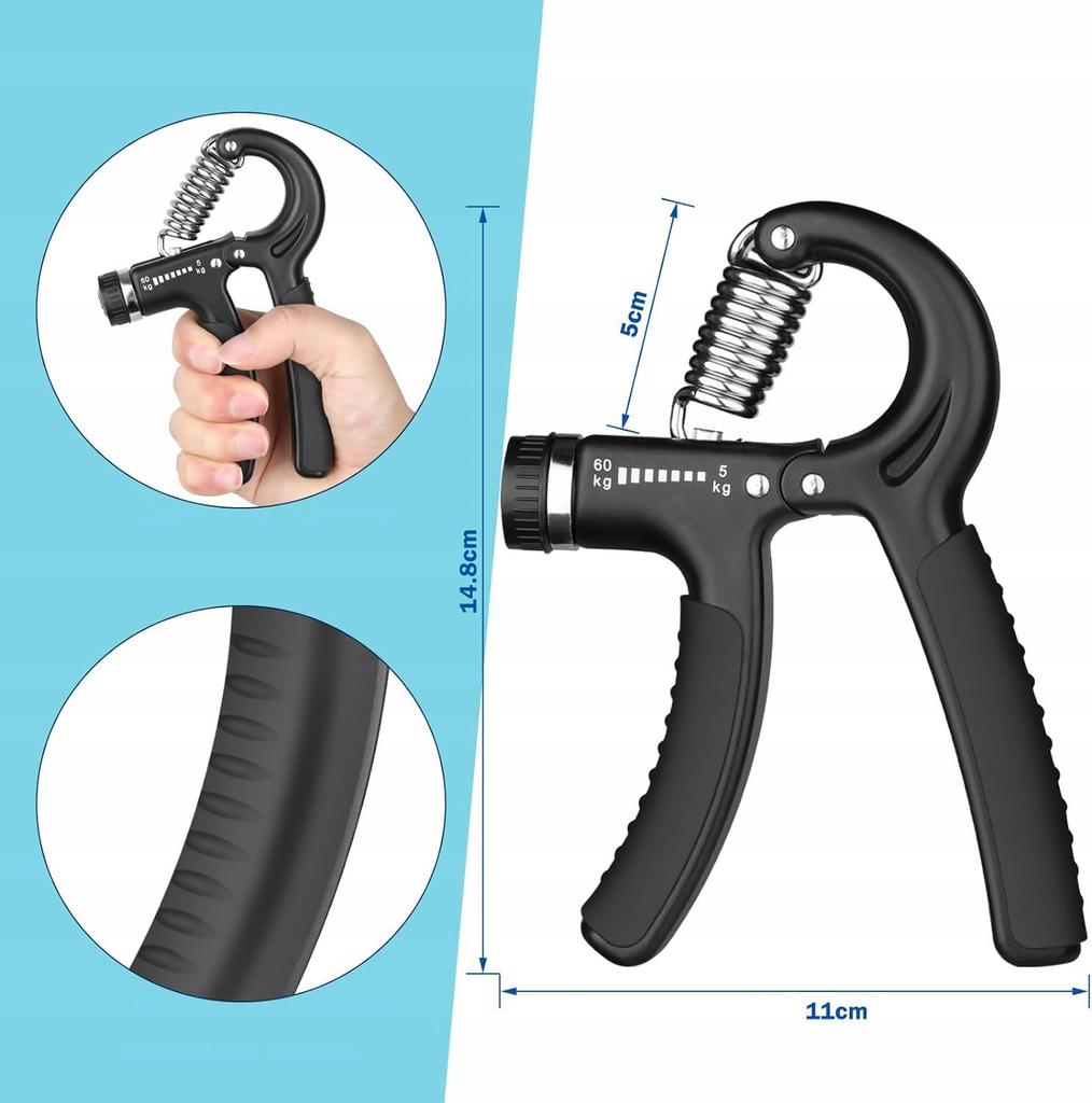Adjustable Gripper for Hand Exercises 5-60 - 2 Pieces