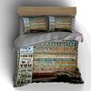 Inspirational text design. Bedding Duvet cover sets Duvet covers Pillowcases gifts (1 * Duvet Cover 2 * Pillowcases, without duvet insert)