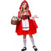 Dětský kostým Červená karkulka Halloween Cosplay Šaty Role Play Dětská párty