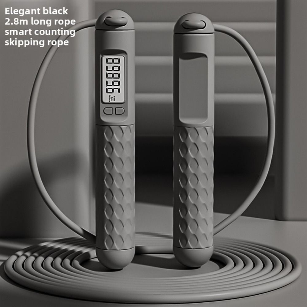 Anti-Skid Jump Rope with Counter 3M Length Fitness Jump Rope Counting Jump Rope Ball  Student