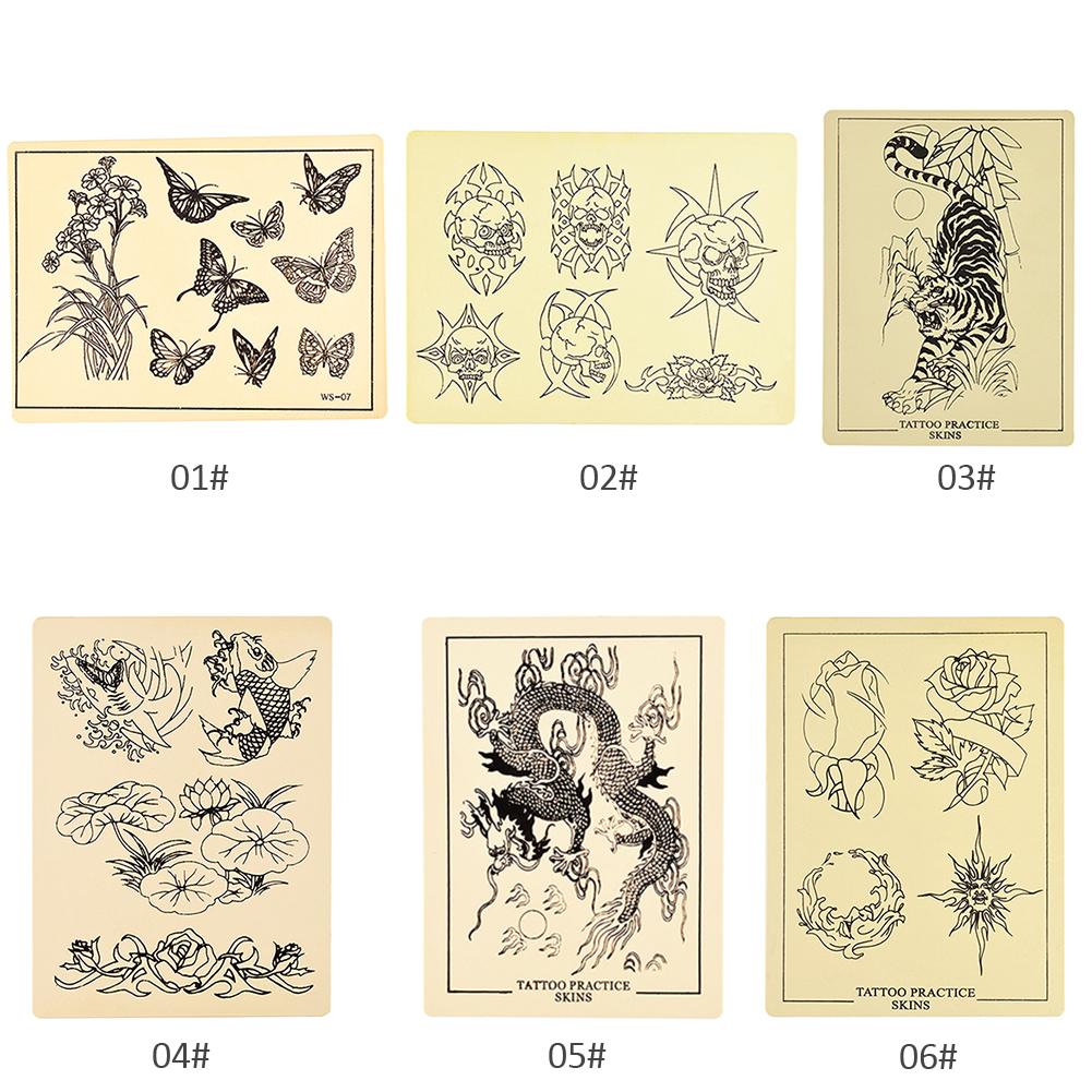 Buy Silicone Tattoo Practice Skin Body Art Exquisite Pattern Design  Template at affordable prices — free shipping, real reviews with photos —  Joom
