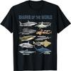 Requins Animaux du Monde Biologie Marine Poisson Amoureux des Requins T-Shirt