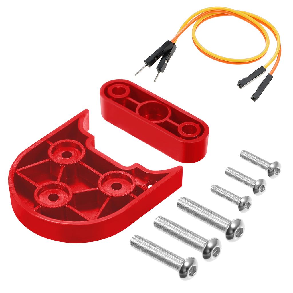 Parafango Posteriore Per Scooter Elettrico 10 Pollici Con Luce Rossa - Ricambio Paraspruzzi Con Fanalino - Facile Da Installare - 4