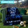 Custom Name Blanket Hilal FC Crest Blanket Bedding Blanket for Travel, Camping, Living Rooms, Offices, Sofas, Fan Christmas Gift