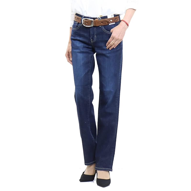 

[Something] jeans SKY03 ladies dark blue