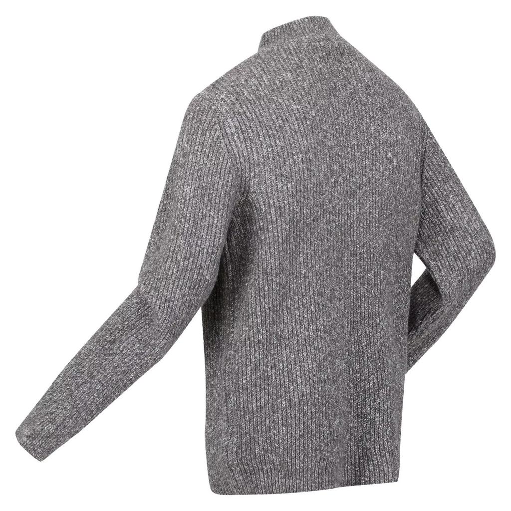 Regatta Mens Kaison Marl Knitted Half Zip Jumper