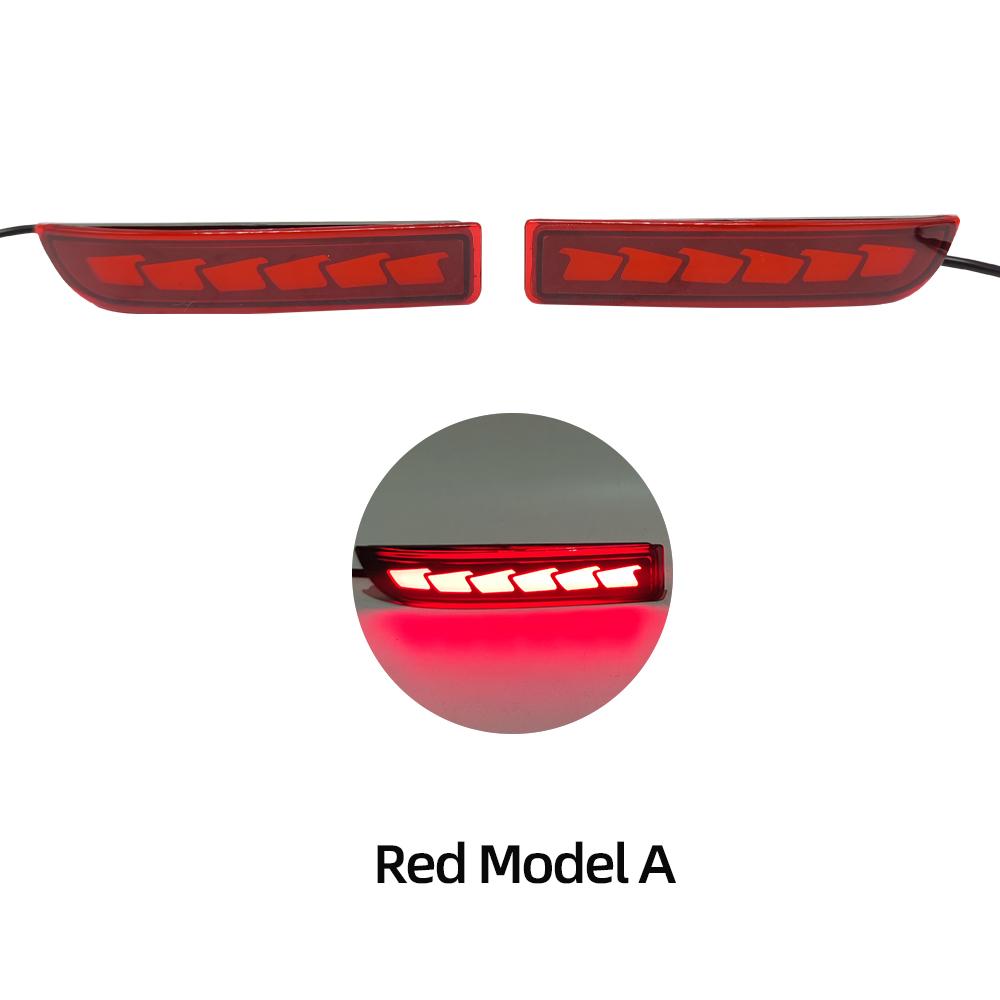 Car LED Rear Bumper Reflector Lights For Toyota RAV4 2006-2012 For PREVIA Alphard 2010-2012 Brake turn signal lamp