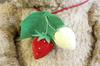 Take Off Wild Strawberry Bear 2L Beige Plush Toy with Music Box
