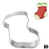 11Pcs/set Christmas Series Cookie Cake Fondant Mold DIY Pastry Sugarcraft Bakeware