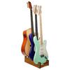 STRICH Wooden Guitar Holds 3 Front Stand for and Mahogany Color 2 Electric Guitars and 1 Acoustic L-2E1AM Floor-Mounted Stand, Guitars, Display,