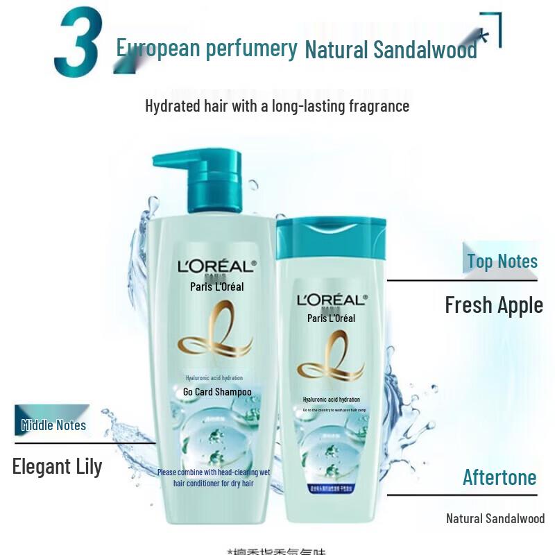 L'Oreal Hyaluronic Acid Anti-Dandruff Shampoo Set