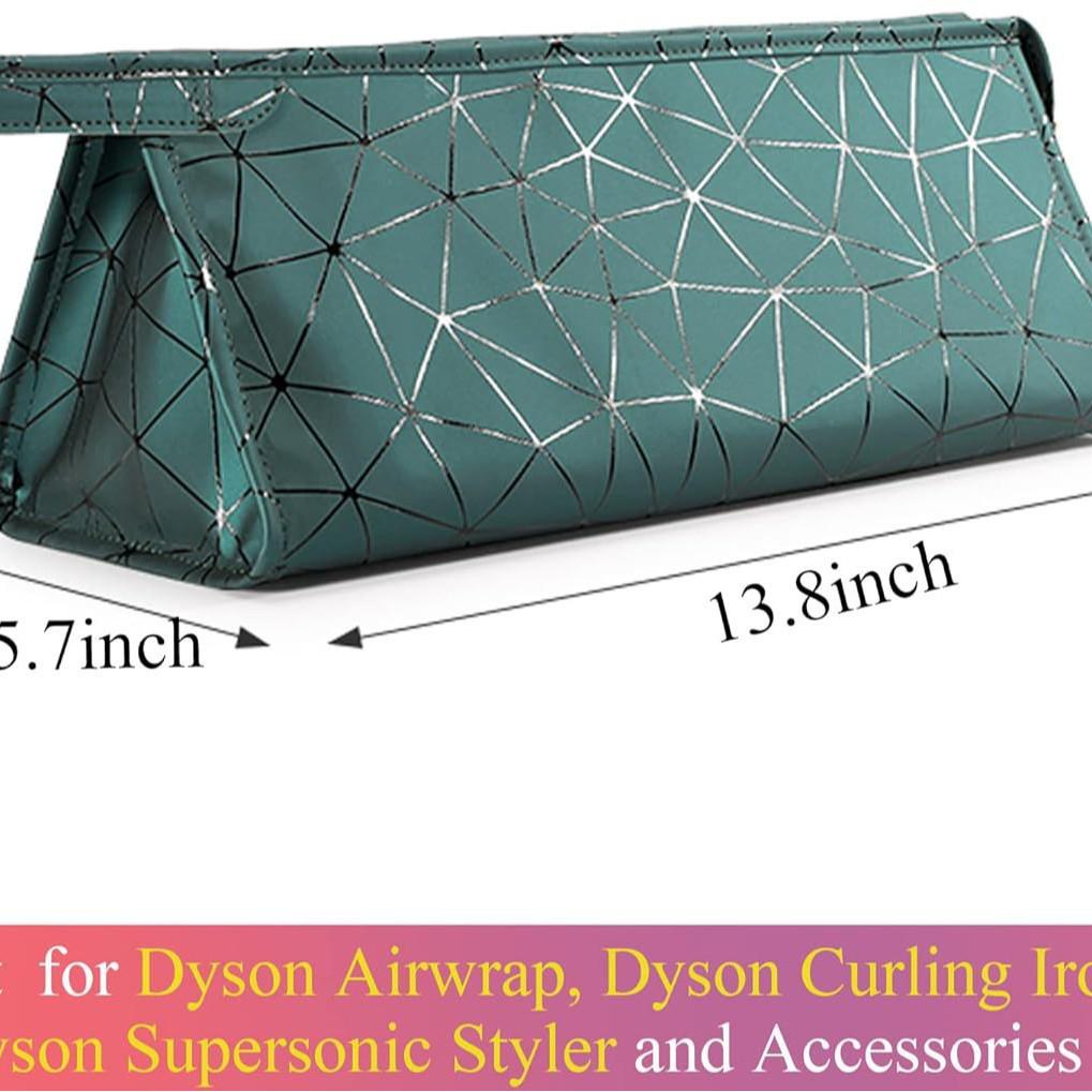 Dyson Hair Dryer & Curling Iron Travel Storage Bag with Dividers, Anti-Scratch Protection for Accessories