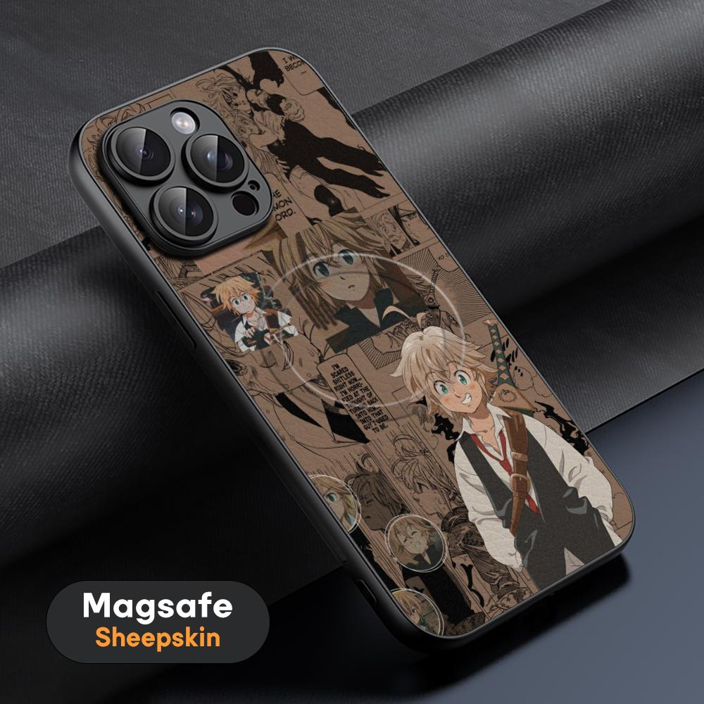 

Meliodas The Seven Deadly Sins poster Phone Case For iPhone 17 16 15 14 13 12 11 Plus Pro Max High-end Luxury Magsafe Sheepskin iPhone 13 Pro Max