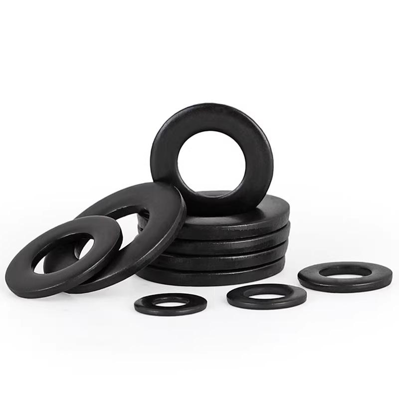 8.8 Grade Black Hardened High-Strength Oversized Flat Metal Spacer Washer (M2-M8)